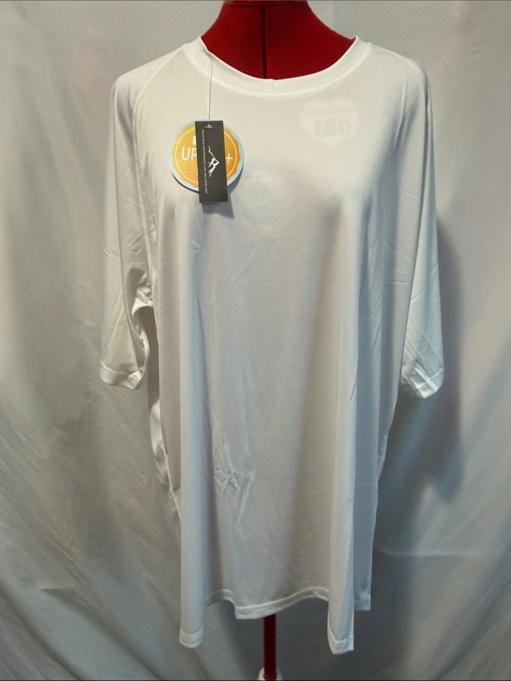 Men's White Crew Neck Short Sleeve Tee by
